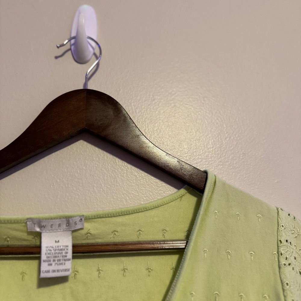 Vintage Women's S M Baby Sleeve Shirt Fairy Boho Baby Doll Spring Capsule